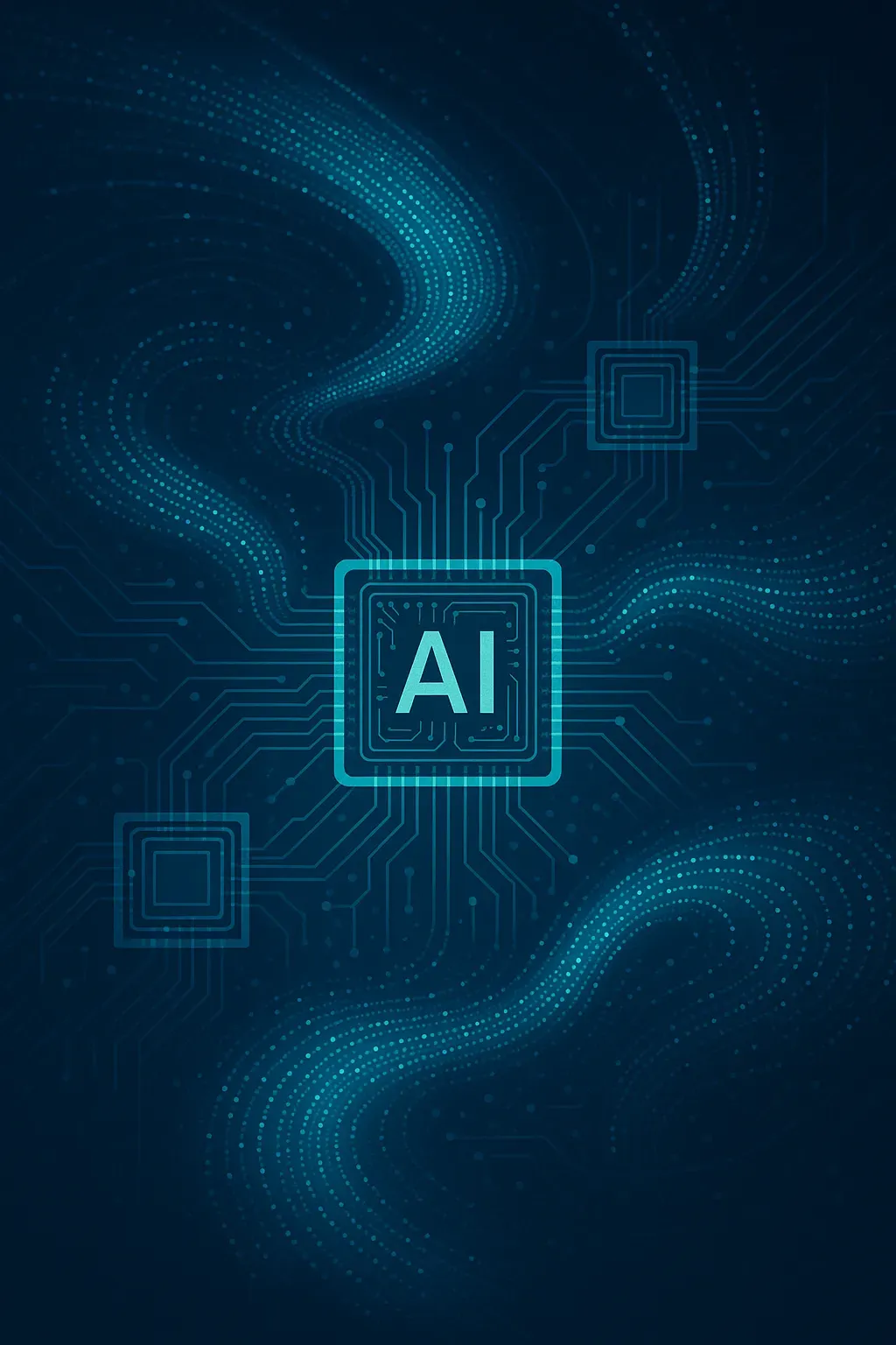 AI circuit board representing generative AI